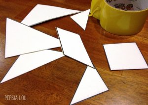 duck tape tangrams