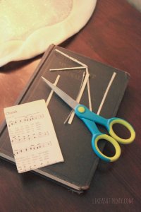 DIY Music Sheet Garland via Like a Saturday