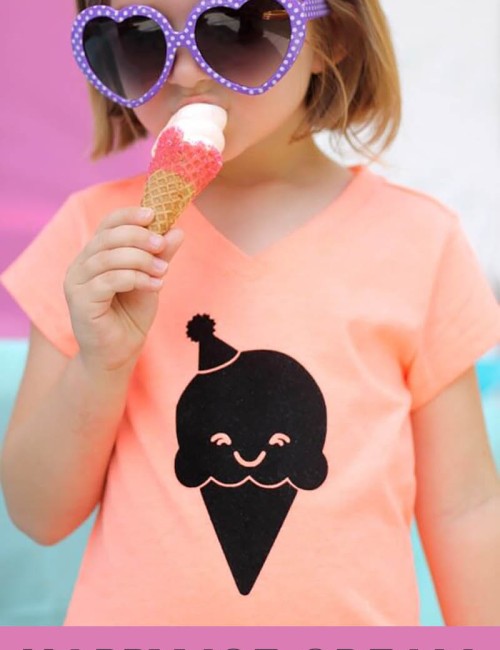 free happy ice cream cone cut file