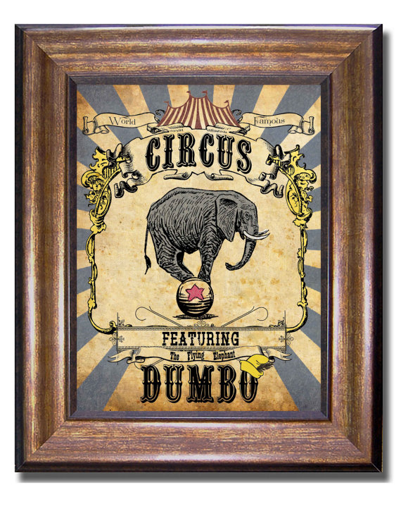 Dumbo Poster - Vintage Disney Poster