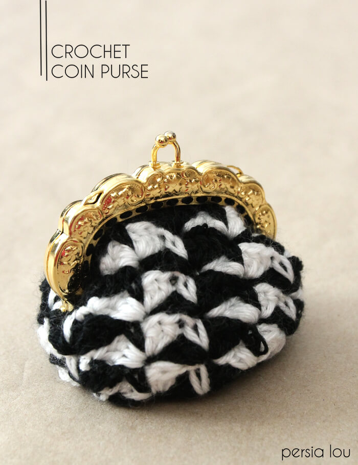 Crochet Coin Purse - Free Crochet Pattern - Persia Lou