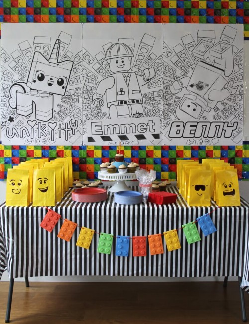 a simple lego movie party