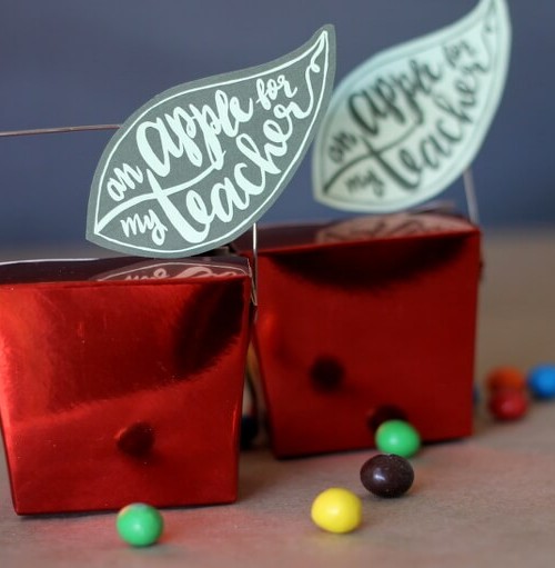apple teacher gift idea