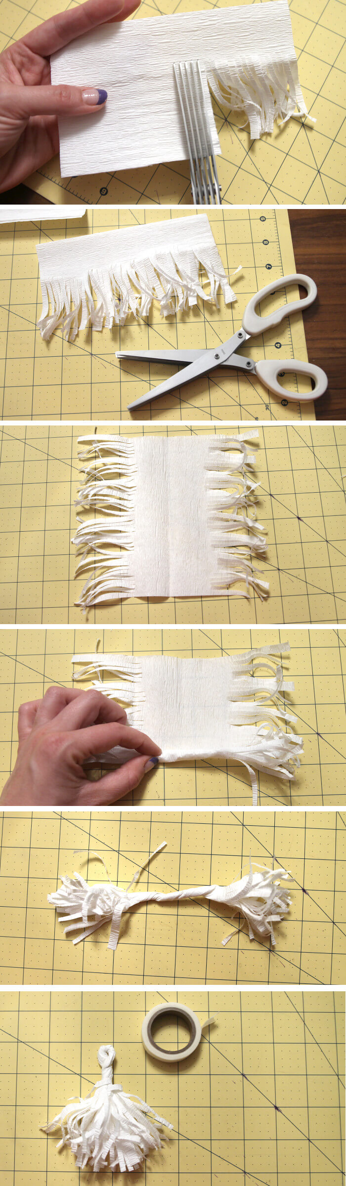 tassel string lights step two