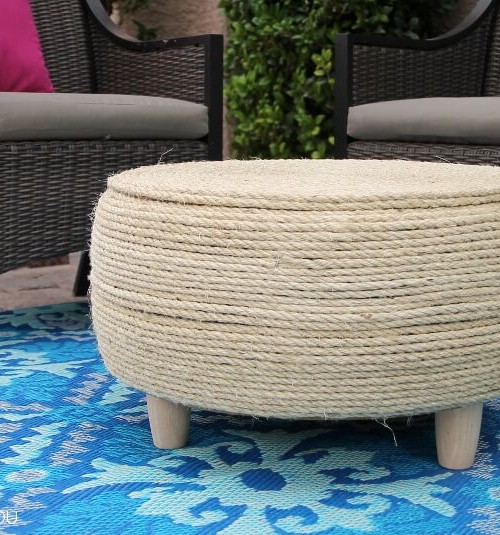 DIY Tire Coffee Table