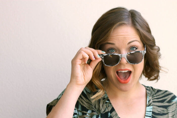 DIY marbled sunglasses