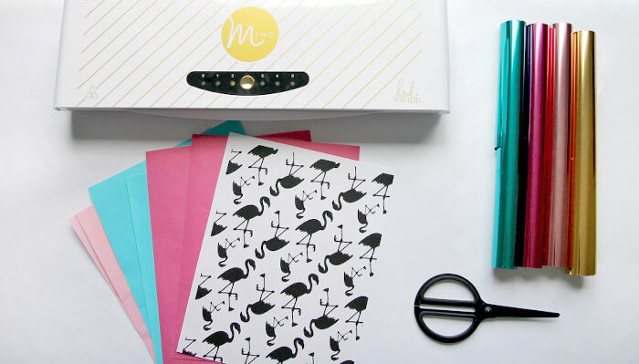 diy metallic wrapping paper