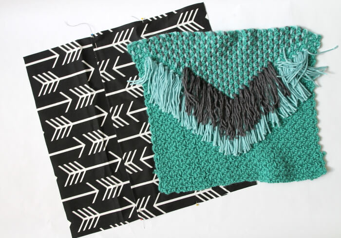 Woven Tassel Pillow - a free crochet pattern from www.persialou.com