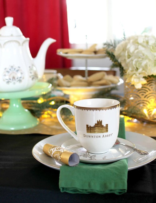host a downton abbey winter tea party - ideas for food, decor, games, and crafts