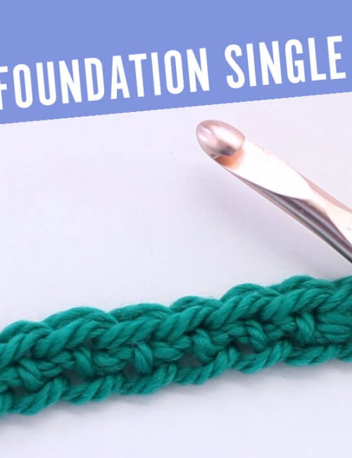 Foundation Single Crochet Video - learn how to make the foundation single crochet stitch