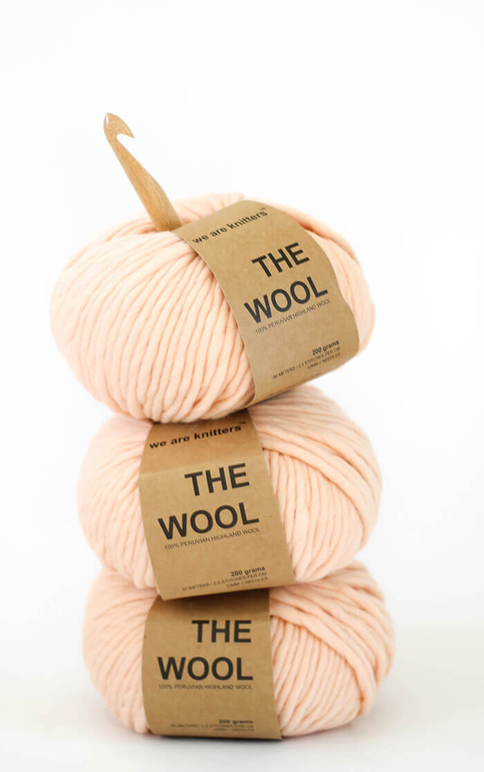 Crochet this gorgeous crocheted blanket easily and quickly with a kit from We Are Knitters.