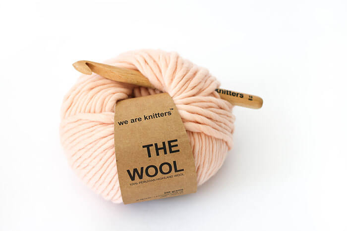 Crochet this gorgeous crocheted blanket easily and quickly with a kit from We Are Knitters.