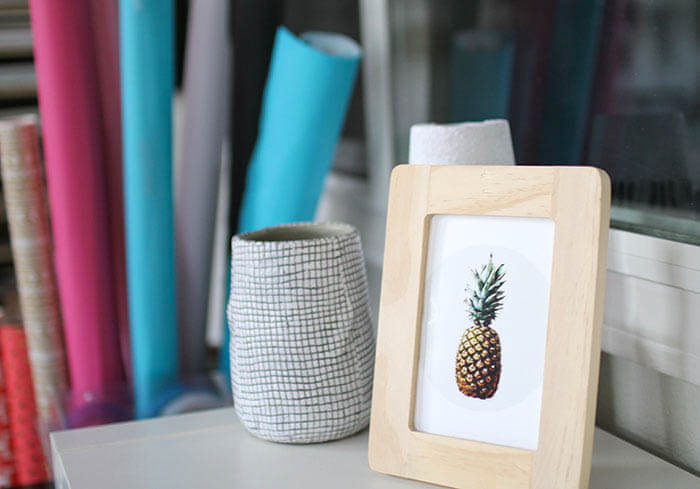 A colorful and organized craft room - lots of fun storage ideas!