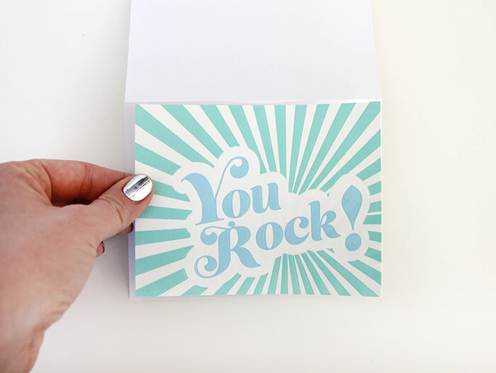 get the look of letterpress - diy letterpress look notecards with the silhouette curio