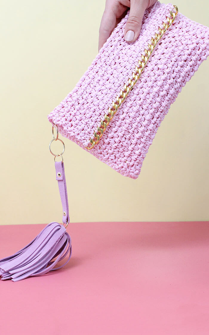 DIY Leather Tassel - these cute floppy suede tassels are fun to make and are a nice little gift. Video tutorial