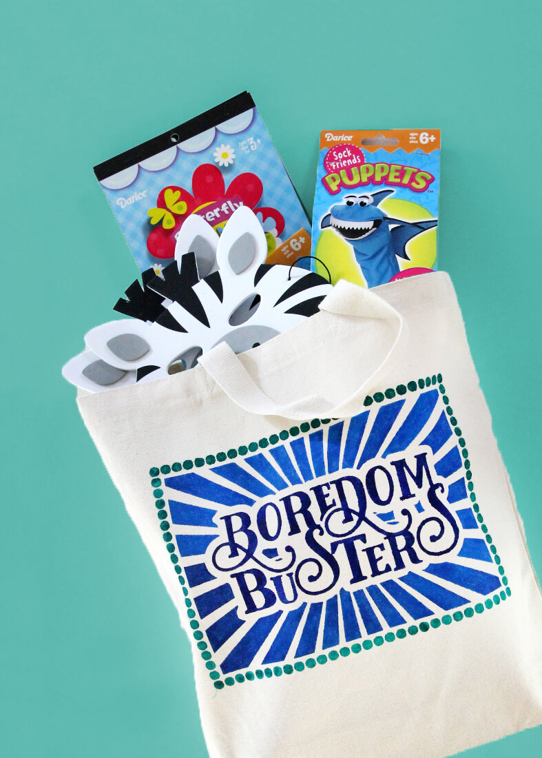 kids boredom busters bag
