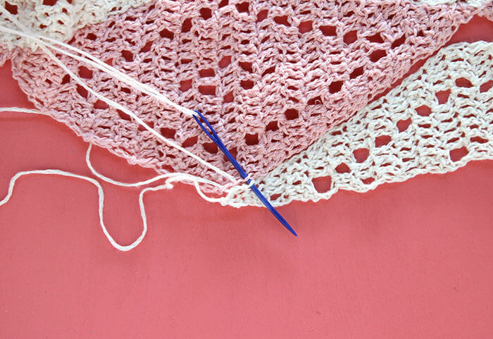 trillium scarf free triangle scarf crochet pattern from persia lou