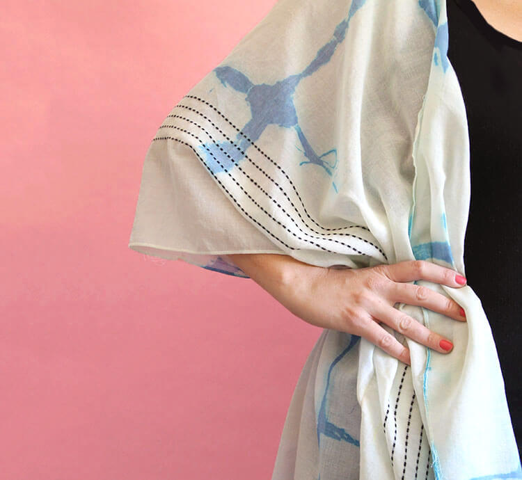 DIY Shibori Kimono