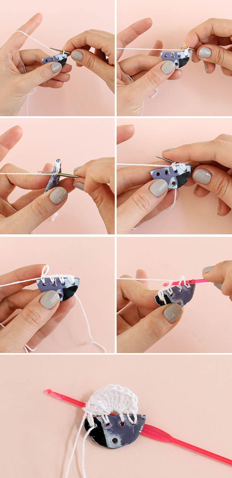 diy necklace - crochet 