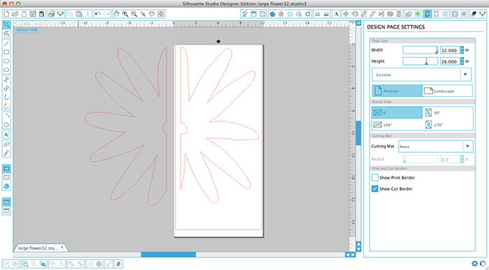 cut large decals silhouette