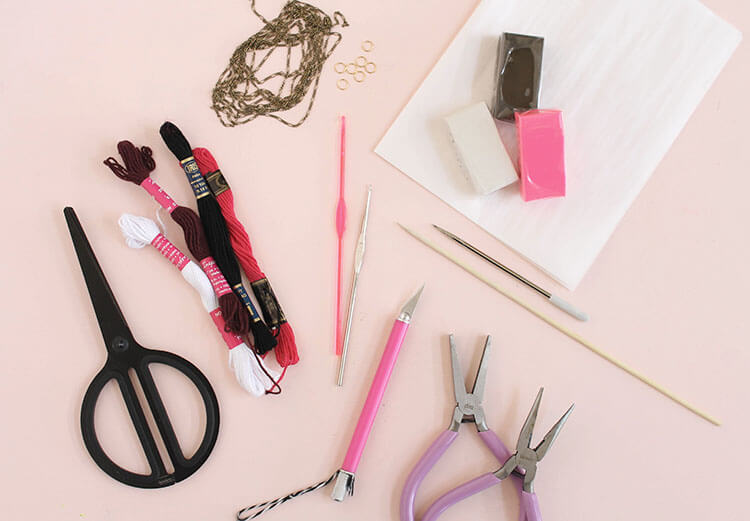 diy necklace - supplies