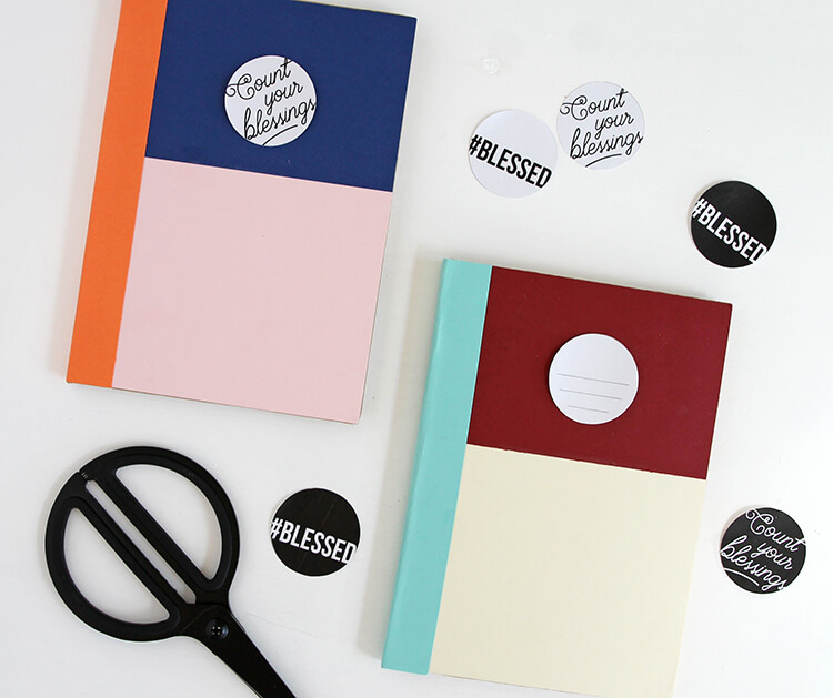 DIY Gratitude Journals at Crafts Unleashed - Persia Lou