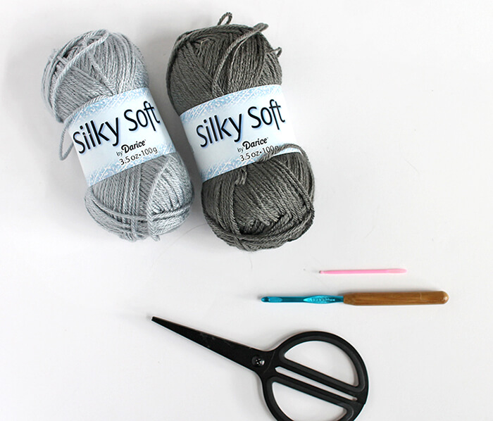 crochet headband supplies