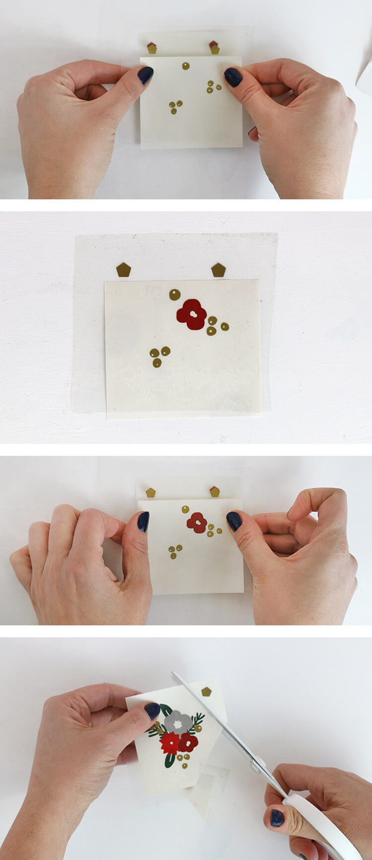 how to layer vinyl to make multi-colored vinyl decals with your silhouette