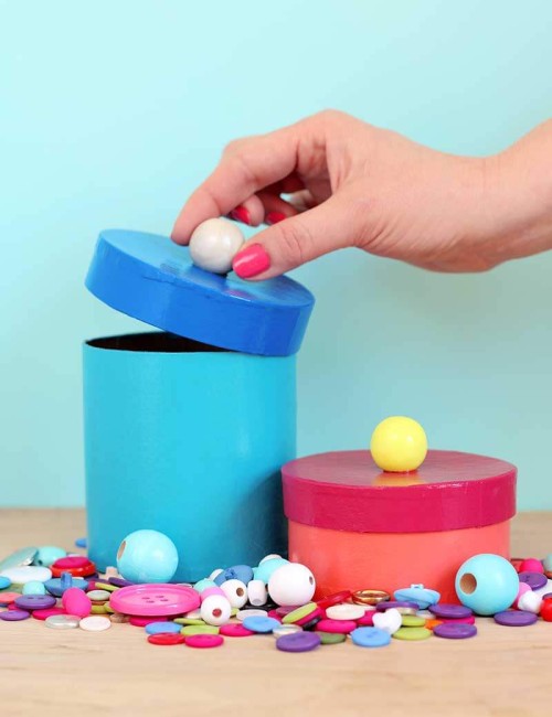 DIY lacquer boxes
