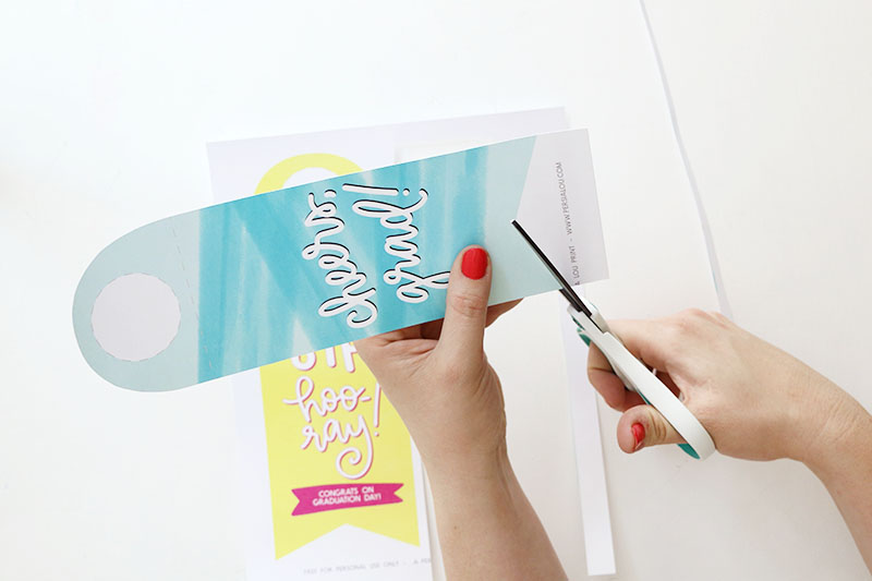 cut out bottle tags