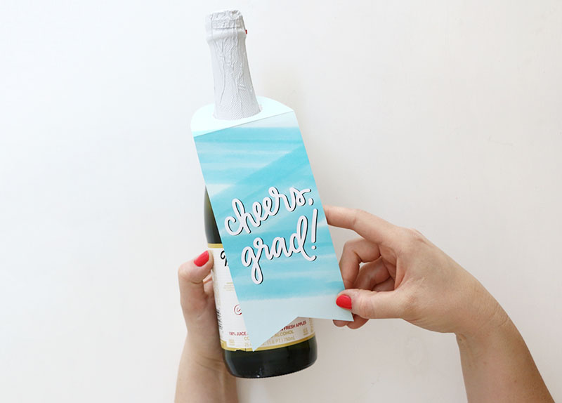 finished tag - grad gift bottle tags