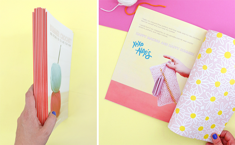 Summer Crochet Patterns - how to design and print your own magazine