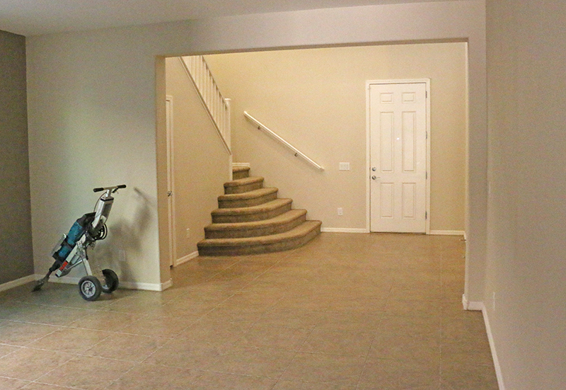 dining room before