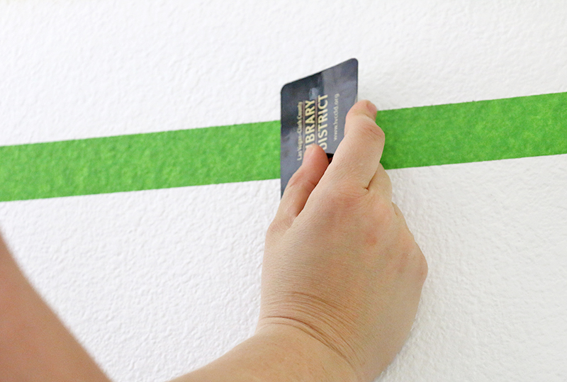 burnish tape - how to get perfect paint lines