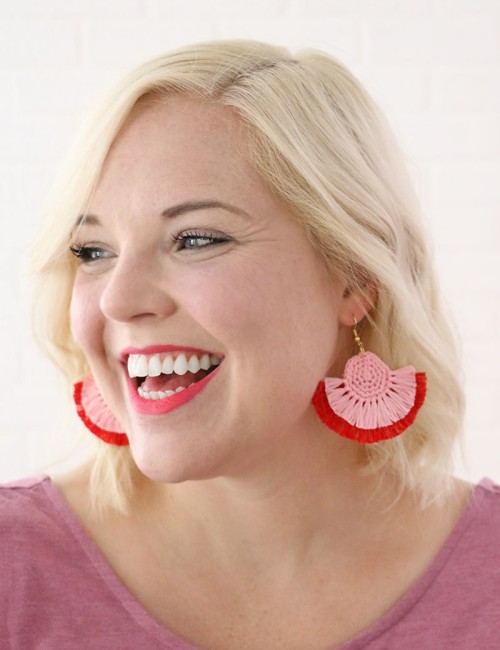 crochet earrings - free pattern