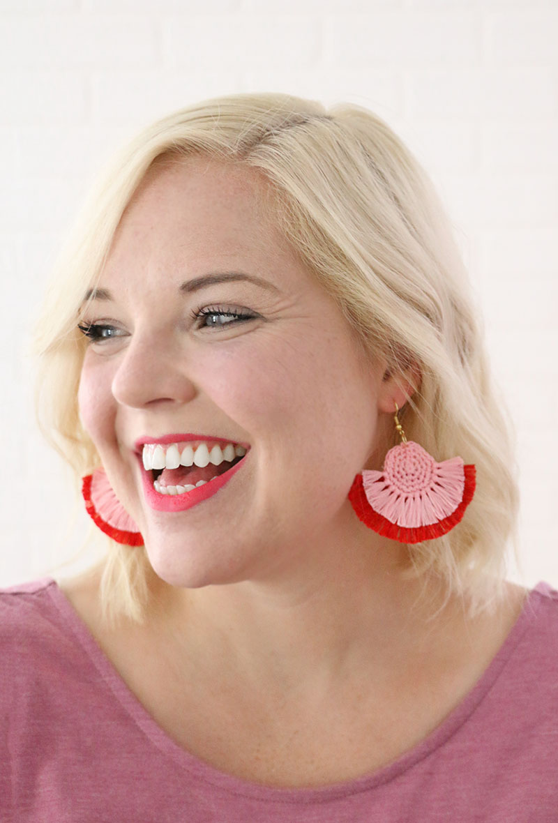 crochet earrings - free pattern