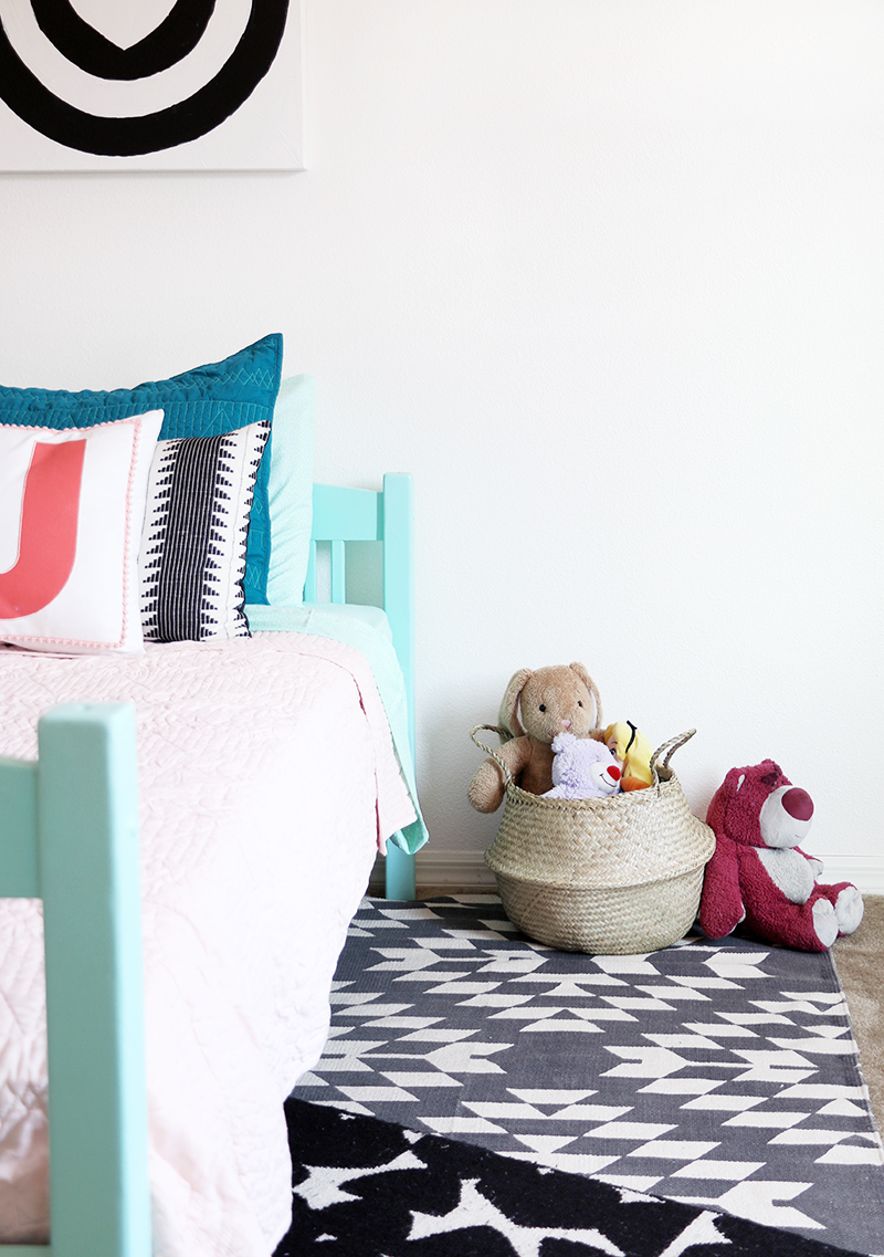 modern girl's room makeover