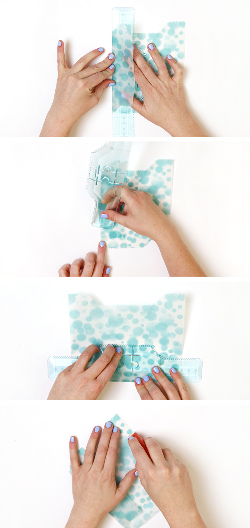 fold and glue - diy goodie bags