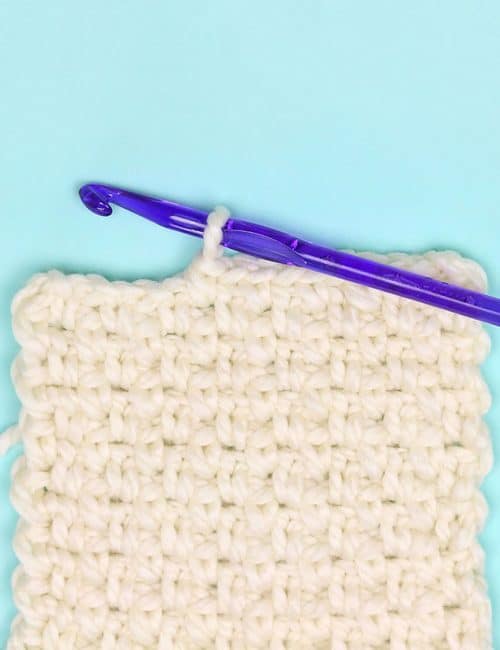 how to crochet the moss stitch