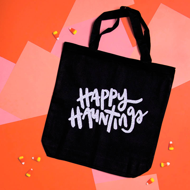 diy halloween tote bag