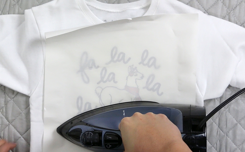 diy llama christmas sweater iron on heat transfer vinyl