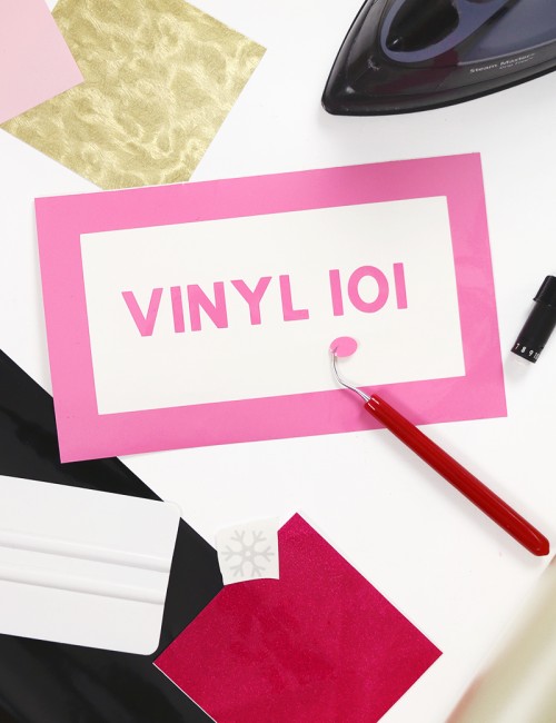 Vinyl 101 - A Beginner's Guide to Cutting Craft Vinyl with the Silhouette or Cricut