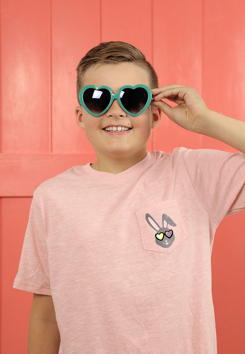 hip hop bunny boys easter shirt DIY