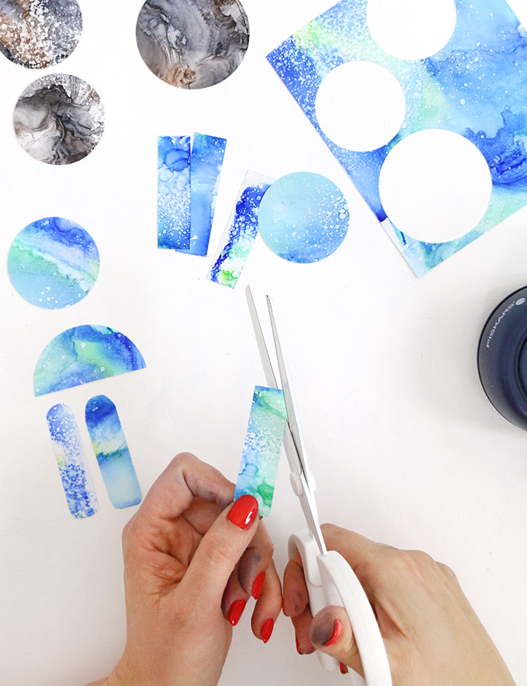 cut shapes for diy statement earrings