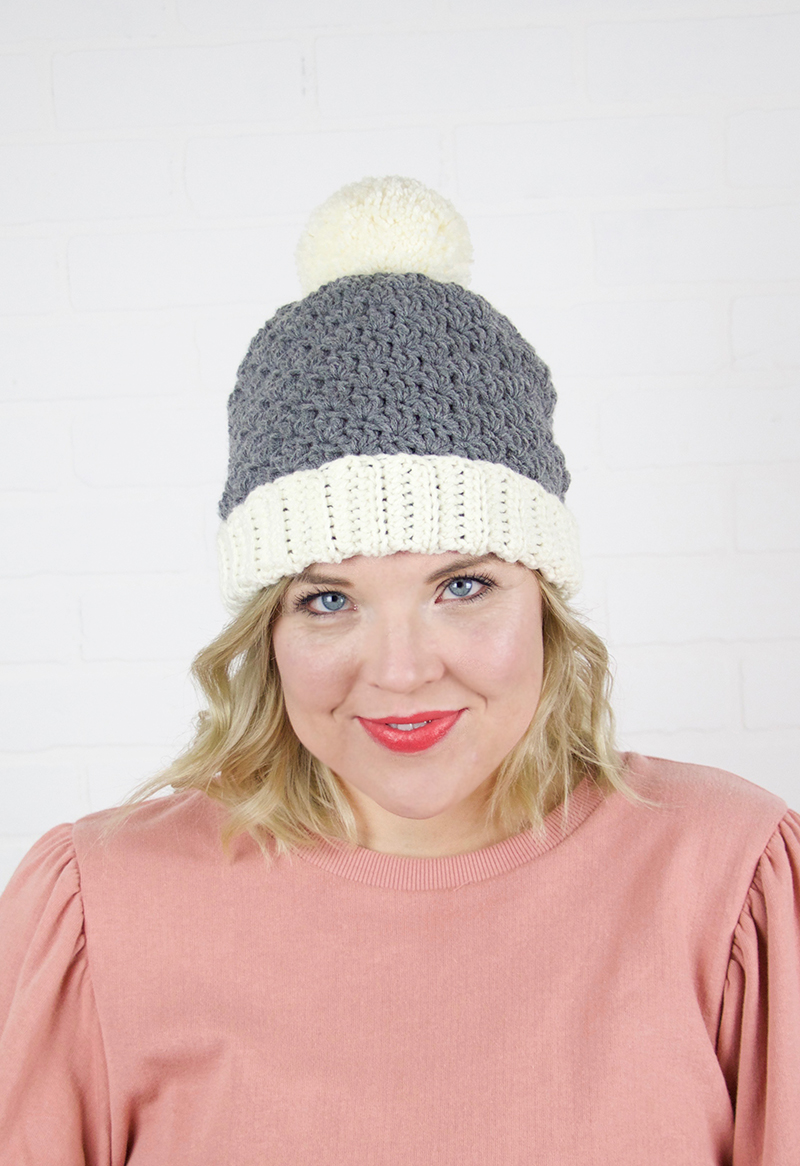 slouchy shell crochet hat pattern