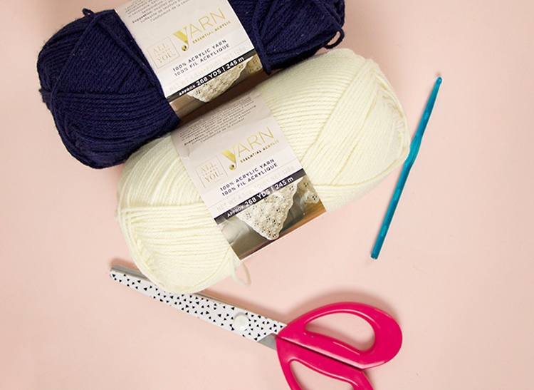 slouch shell crochet beanie supplies