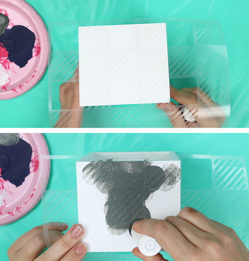 paint over diy stencil