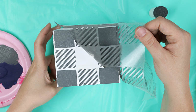 peel off stencil