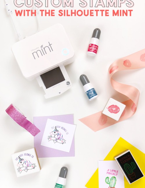 Learn how to make your own stamp with the Silhouette Mint stamp making machine. This Silhouette Mint video tutorial will walk you through all the steps of getting started with the Mint.