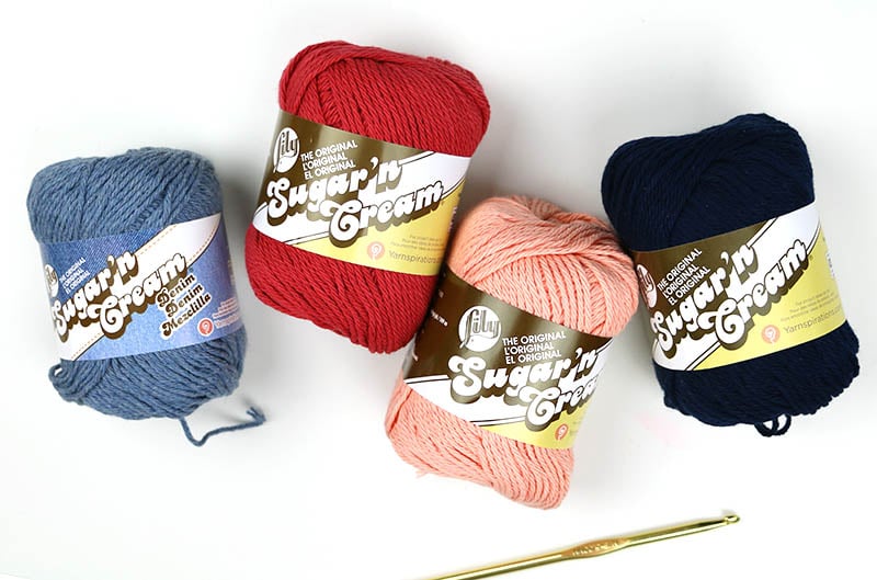crochet dishcloth supplies